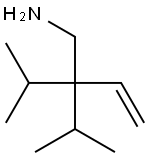 3-Buten-1-amine,  2,2-bis(1-methylethyl)- Structure