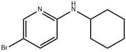 2-cyclohexylamino-5-bromopyridine Structure