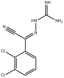(Z)-[cyano(2,3-dichlorophenyl)methylene]carbazamidine Structure