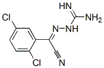 3-[cyano(2,5-dichlorophenyl)methylene]carbazamidine Structure