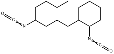 4-isocyanato-2-[(2-isocyanatocyclohexyl)methyl]-1-methylcyclohexane Structure