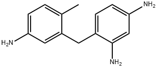 4-[(5-아미노-2-메틸페닐)메틸]벤젠-1,3-디아민 구조식 이미지