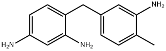 4-[(3-아미노-4-메틸페닐)메틸]벤젠-1,3-디아민 구조식 이미지
