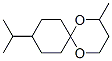 9-isopropyl-2-methyl-1,5-dioxaspiro[5.5]undecane 구조식 이미지