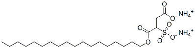 diammonium 1-octadecyl 2-sulphonatosuccinate Structure