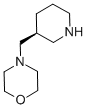 4-[(3S)-3-PIPERIDINYLMETHYL]-MORPHOLINE 구조식 이미지