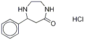 7-페닐-1,4-디아제판-5-온염산염 구조식 이미지