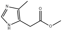 1H-Imidazole-5-acetic  acid,  4-methyl-,  methyl  ester Structure