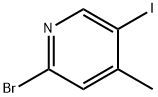 2-BROMO-5-IODO-4-METHYLPYRIDINE Structure