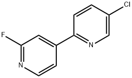 5-클로로-2'-플루오로-[2,4']-비피리딘 구조식 이미지