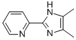 Pyridine,  2-(4,5-dimethyl-1H-imidazol-2-yl)- Structure