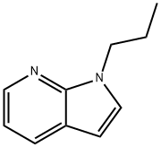 1-프로필-1H-피롤로[2,3-b]피리딘 구조식 이미지