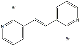 Pyridine, 3,3'-(1Z)-1,2-ethenediylbis[2-bromo- 구조식 이미지