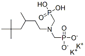 이수소이칼륨[[(3,5,5-트리메틸헥실)이미노]비스(메틸렌)]디포스포네이트 구조식 이미지