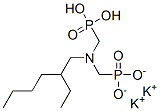 dipotassium dihydrogen [[(2-ethylhexyl)imino]bis(methylene)]bisphosphonate Structure