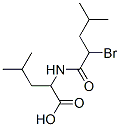 N-(2-브로모-4-메틸-1-옥소펜틸)-DL-류신 구조식 이미지