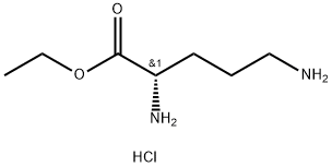 ethyl L-ornithine monohydrochloride Structure