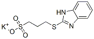 potassium 3-(1H-benzimidazol-2-ylthio)propanesulphonate Structure