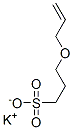 potassium 3-(allyloxy)propanesulphonate Structure