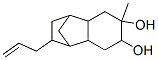 2-allyldecahydro-6-methyl-1,4-methanonaphthalene-6,7-diol Structure