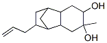 2-allyldecahydro-7-methyl-1,4-methanonaphthalene-6,7-diol Structure