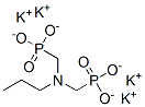 [(propylimino)bis(methylene)]bisphosphonic acid, potassium salt Structure