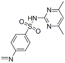 N-(4,6-디메틸-2-피리미디닐)-4-(메틸렌아미노)벤젠술폰아미드 구조식 이미지