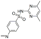 N-(4,6-dimethyl-2-pyrimidinyl)-4-(methyleneamino)benzenesulphonamide  Structure