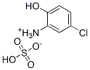 [5-chloro-2-hydroxyphenyl]ammonium hydrogen sulphate Structure