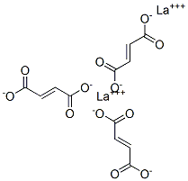란타늄(III)2-부텐디오에이트 구조식 이미지