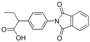 2-[4-(1,3-dihydro-1,3-dioxo-2H-isoindol-2-yl)phenyl]butyric acid Structure