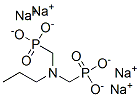 [(propylimino)bis(methylene)]bisphosphonic acid, sodium salt Structure