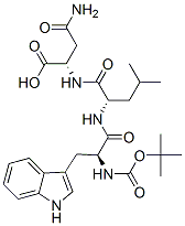 tert-부틸옥시카르보닐-트립토필-류실-아스파라긴 구조식 이미지