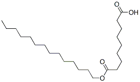 tetradecyl hydrogen azelate Structure