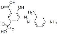 3-[(2,4-diaminophenyl)azo]-5-sulphosalicylic acid Structure