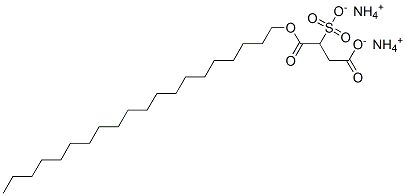 diammonium 1-icosyl 2-sulphonatosuccinate  Structure