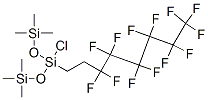 3-chloro-1,1,1,5,5,5-hexamethyl-3-(3,3,4,4,5,5,6,6,7,7,8,8,8-tridecafluorooctyl)trisiloxane Structure