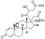 9beta,11beta-epoxy-17,21-dihydroxy-16beta-methylpregna-1,4-diene-3,20-dione 17,21-di(acetate)         구조식 이미지