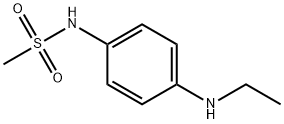 N-[4-(에틸아미노)페닐]메탄술폰아미드 구조식 이미지