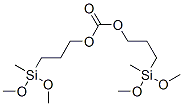 Carbonic acid bis[3-[methyldimethoxysilyl]propyl] ester Structure