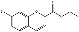 ethyl 2-(5-broMo-2-forMylphenoxy)acetate Structure