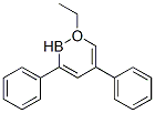 Boroxin,  2-ethyl-4,6-diphenyl- Structure