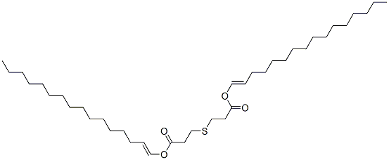 dihexadecenyl 3,3'-thiobispropionate Structure