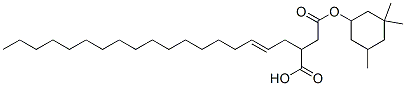 4-(3,3,5-trimethylcyclohexyl) hydrogen 2-octadecenylsuccinate Structure