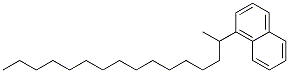 sec-hexadecylnaphthalene Structure