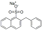 sodium 2-(phenylmethyl)naphthalenesulphonate Structure