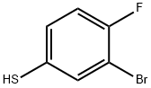 3-bromo-4-fluorobenzenethiol Structure