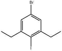5-Bromo-1,3-diethyl-2-iodo-benzene Structure