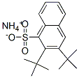 ammonium bis(tert-butyl)naphthalenesulphonate Structure