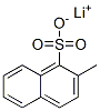 lithium 2-methylnaphthalenesulphonate Structure